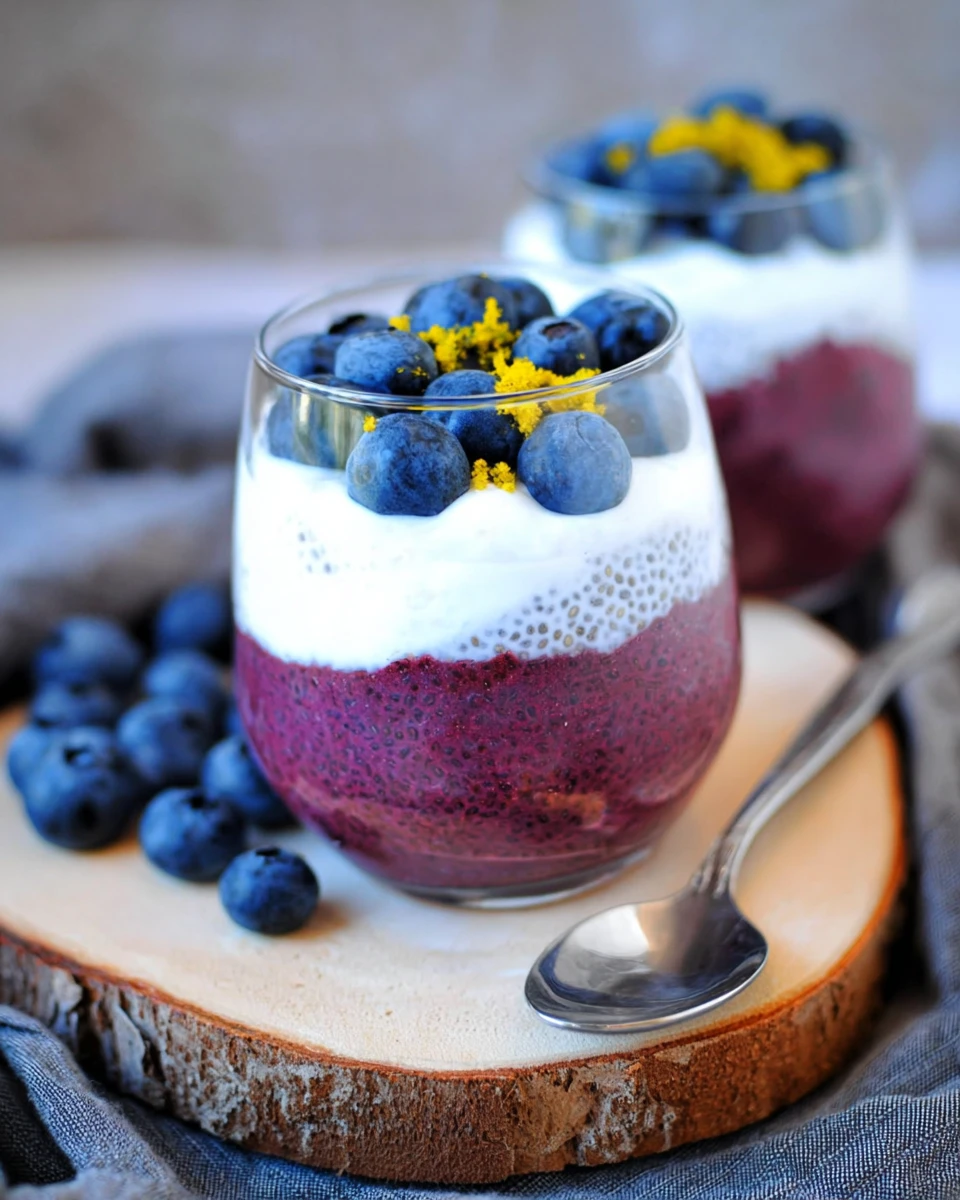 Blueberry Chia Seed Pudding