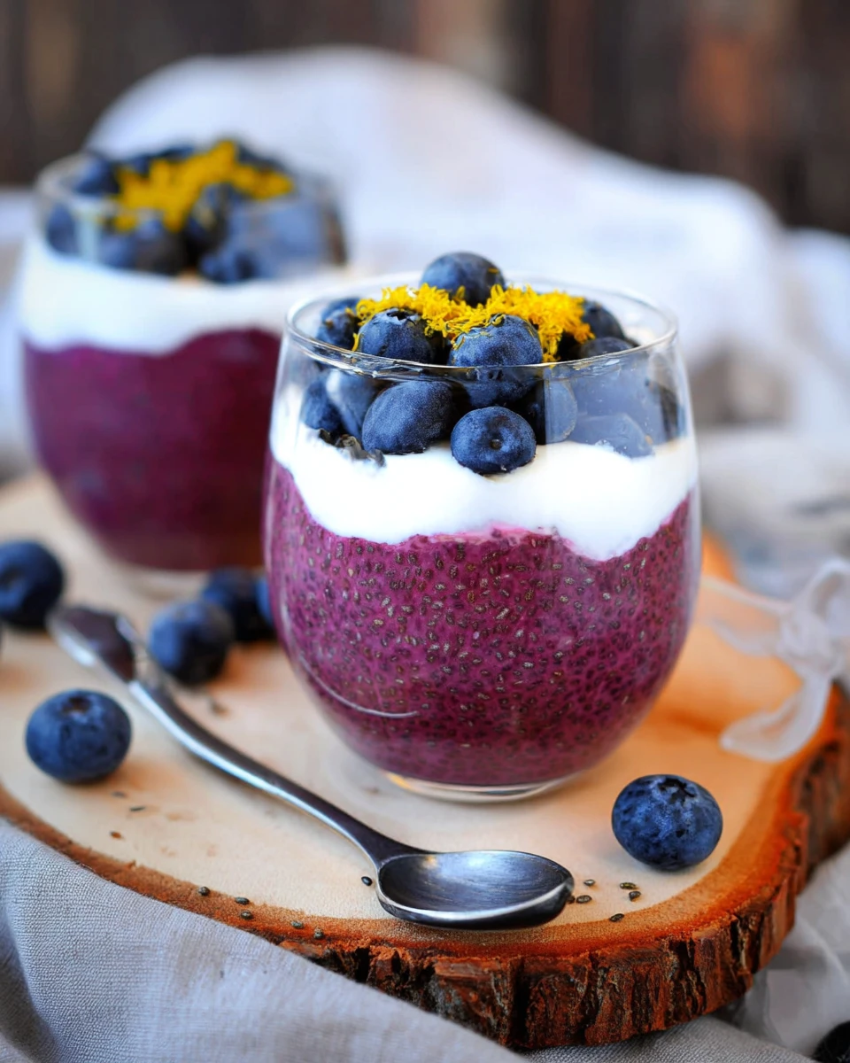 Blueberry Chia Seed Pudding