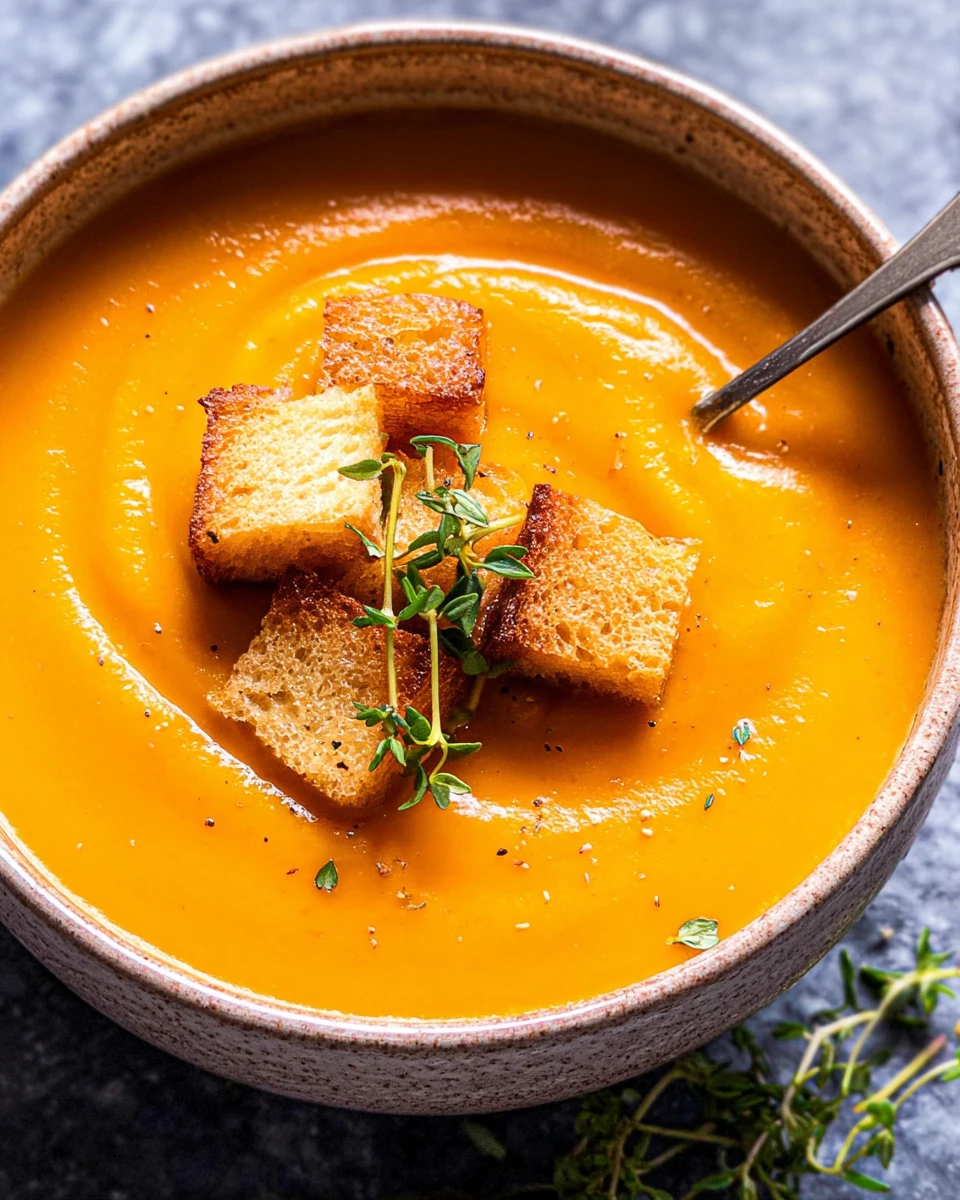 Butternut Squash And Apple Soup