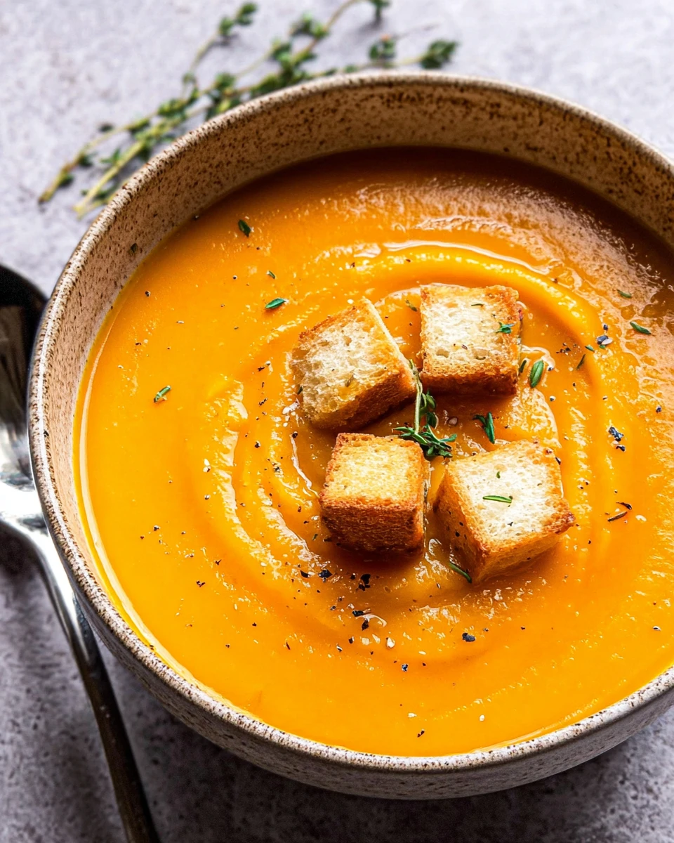Butternut Squash And Apple Soup