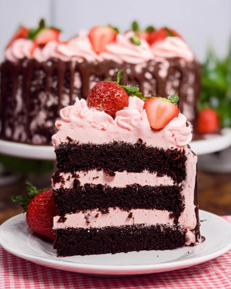 Chocolate Kahlua Cake With Strawberry Buttercream Frosting 0 2026 01 01