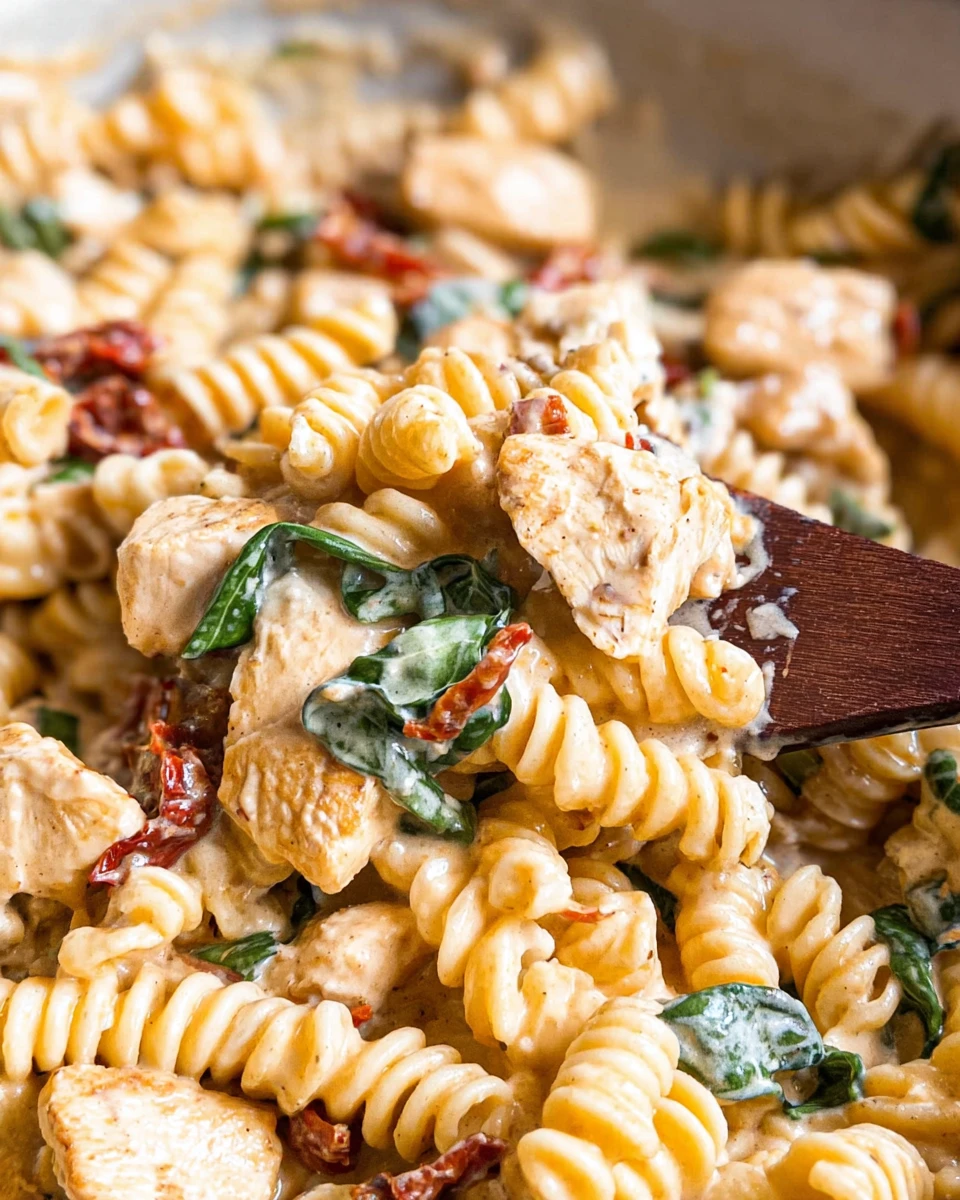 Creamy Sun Dried Tomato Chicken Pasta