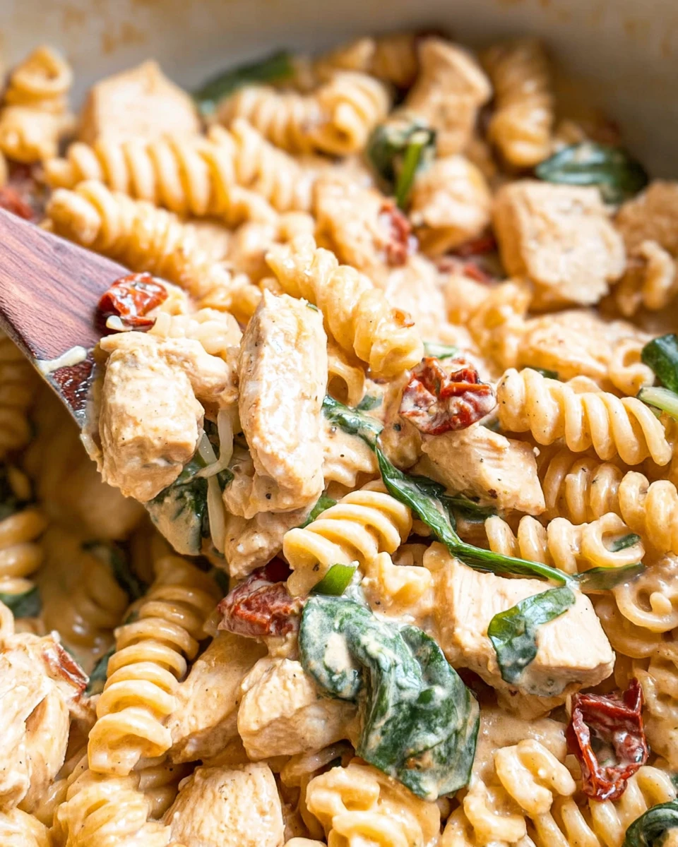 Creamy Sun Dried Tomato Chicken Pasta