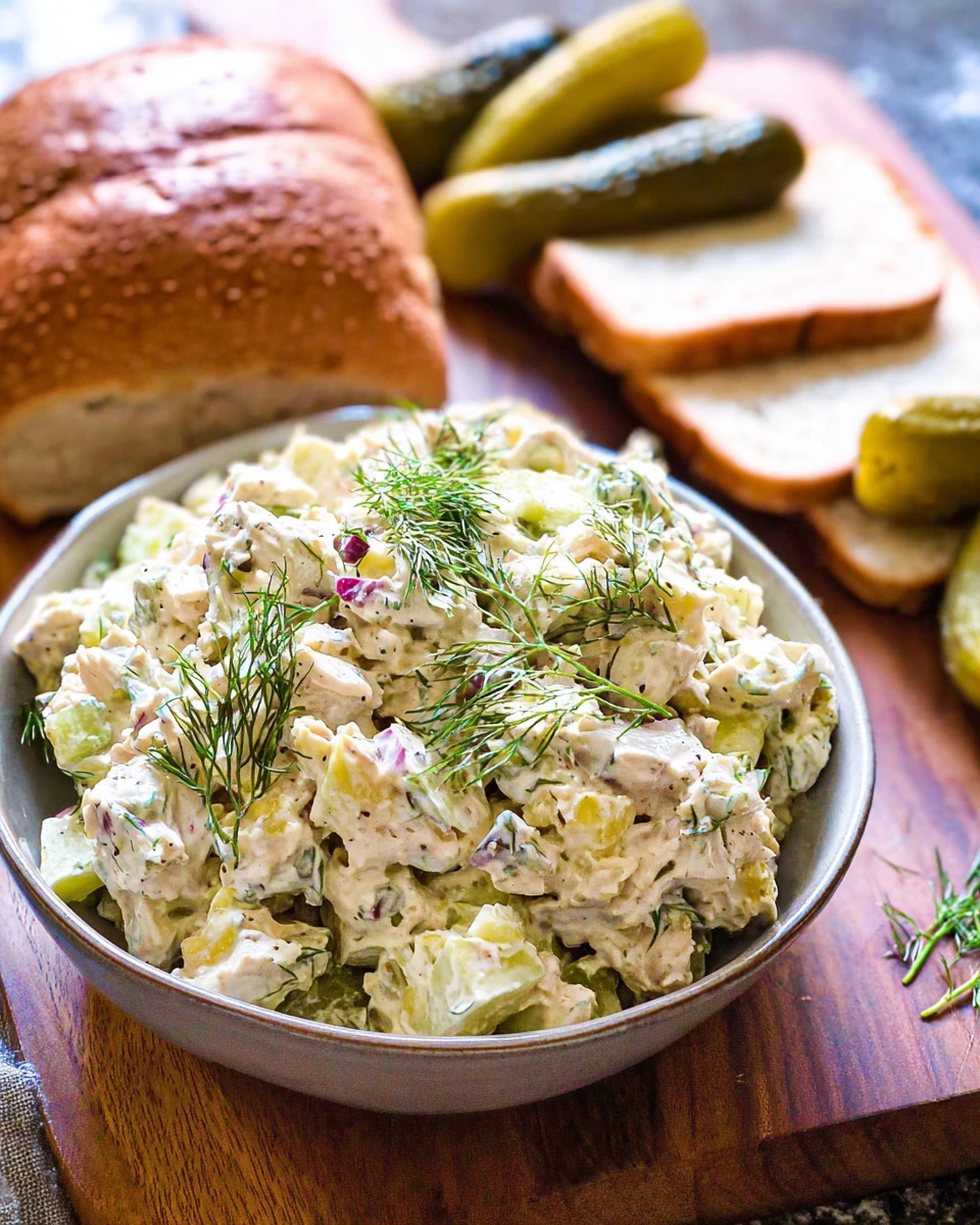 Dill Pickle Chicken Salad