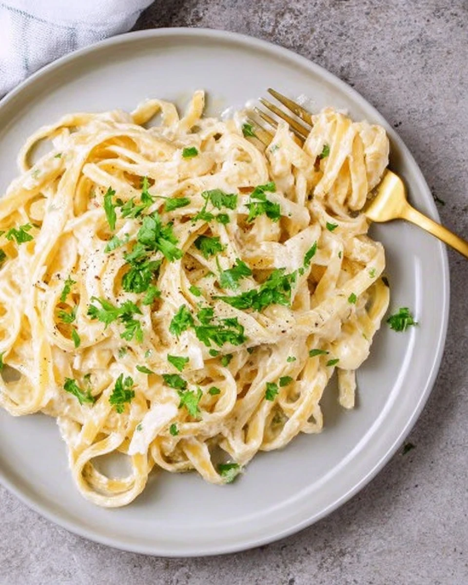 Easy Fettuccine Alfredo