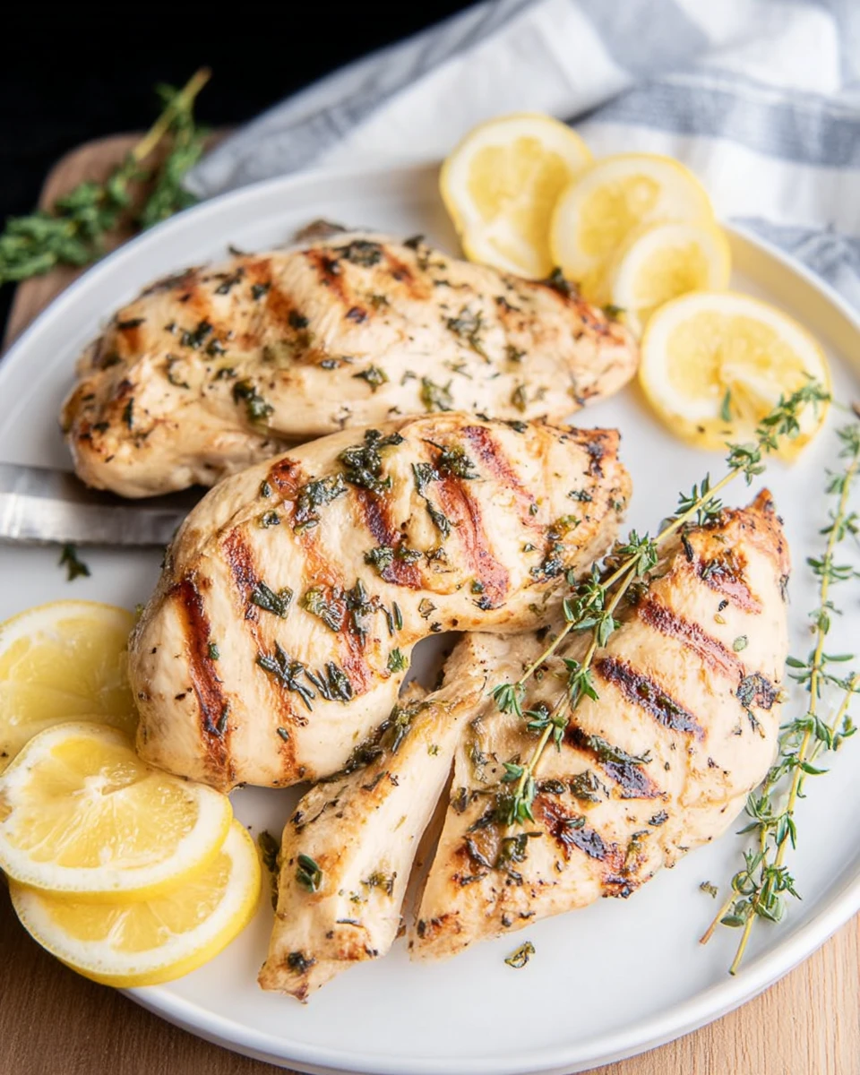Grilled Lemon Herb Chicken