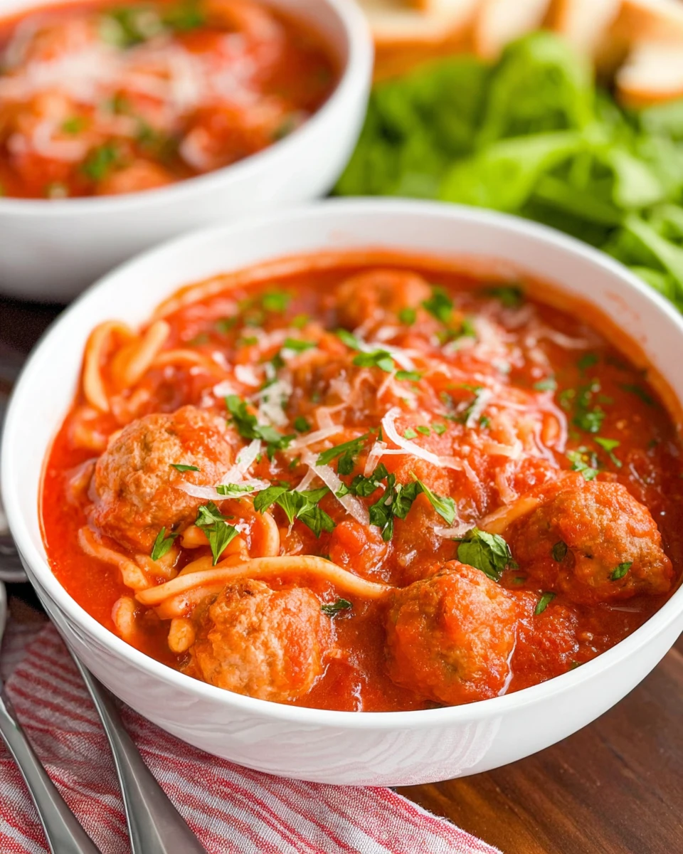 Italian Meatball Soup