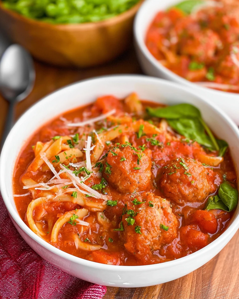 Italian Meatball Soup