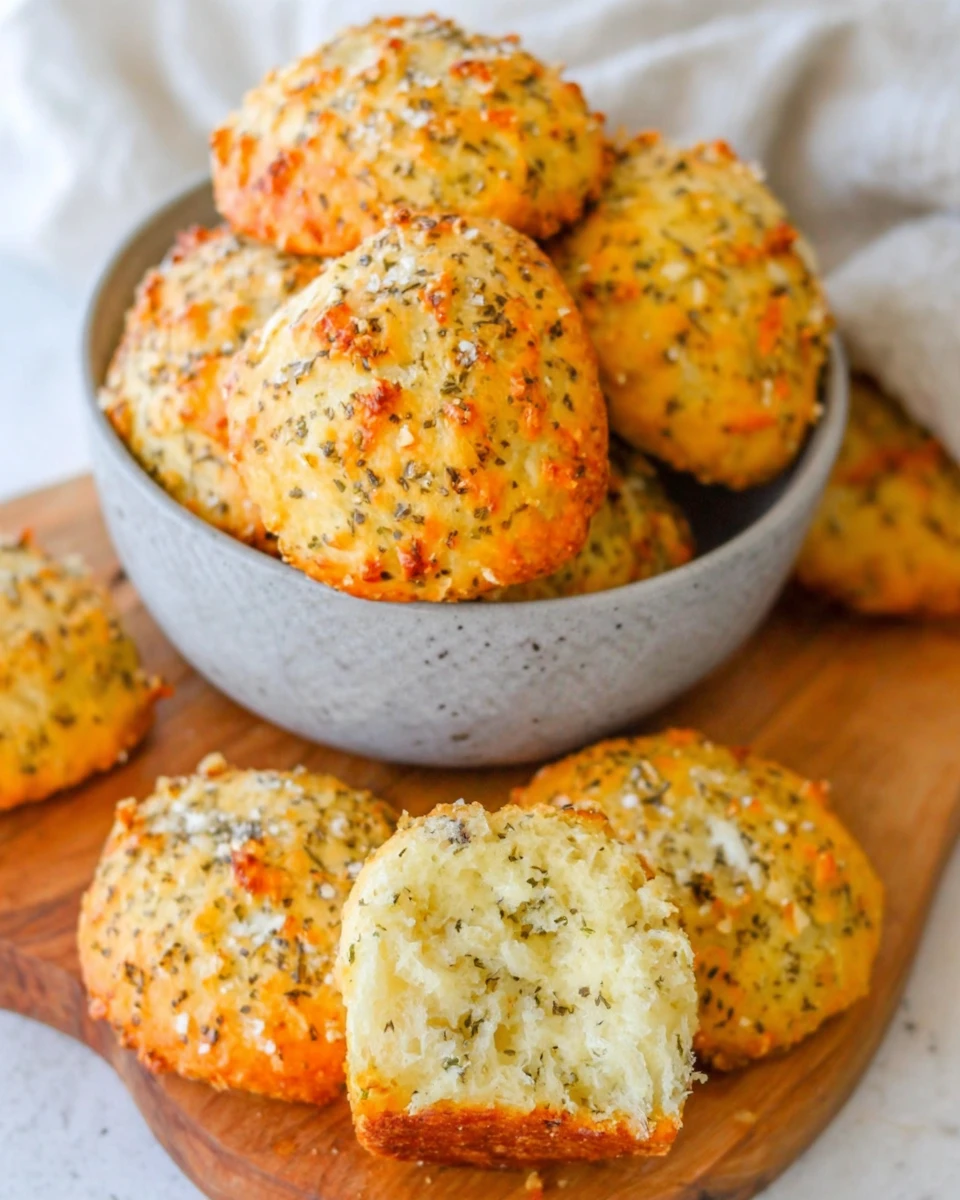 Keto Garlic Butter Rolls