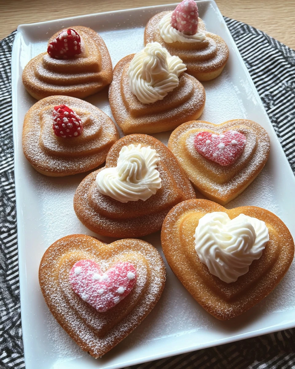 Mini Heart Cakes 7 Mini Heart Cakes