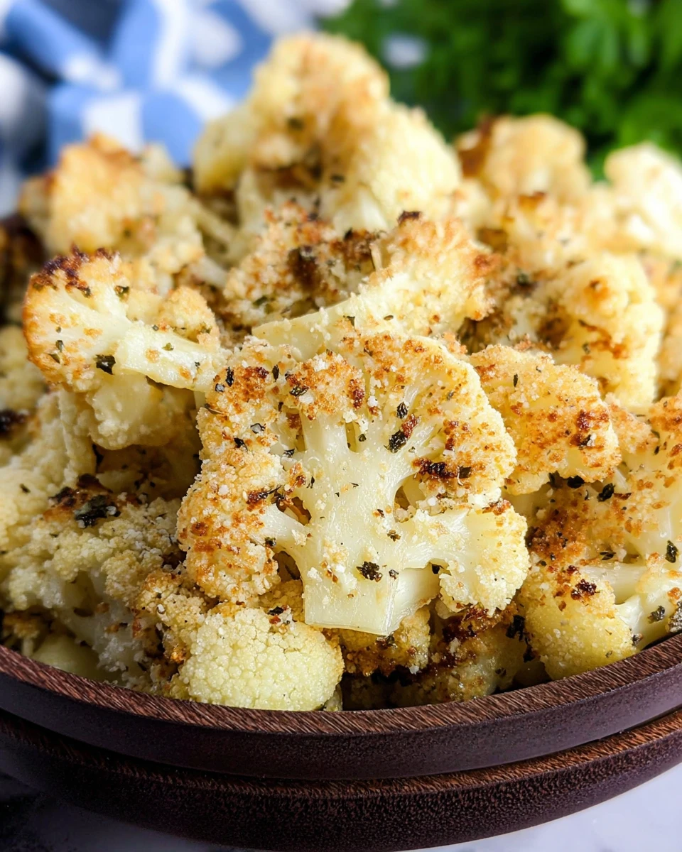 Parmesan Roasted Cauliflower