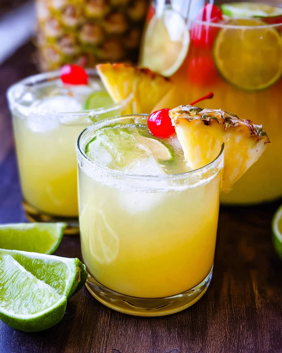 Pineapple Margaritas 6 Pineapple Margaritas