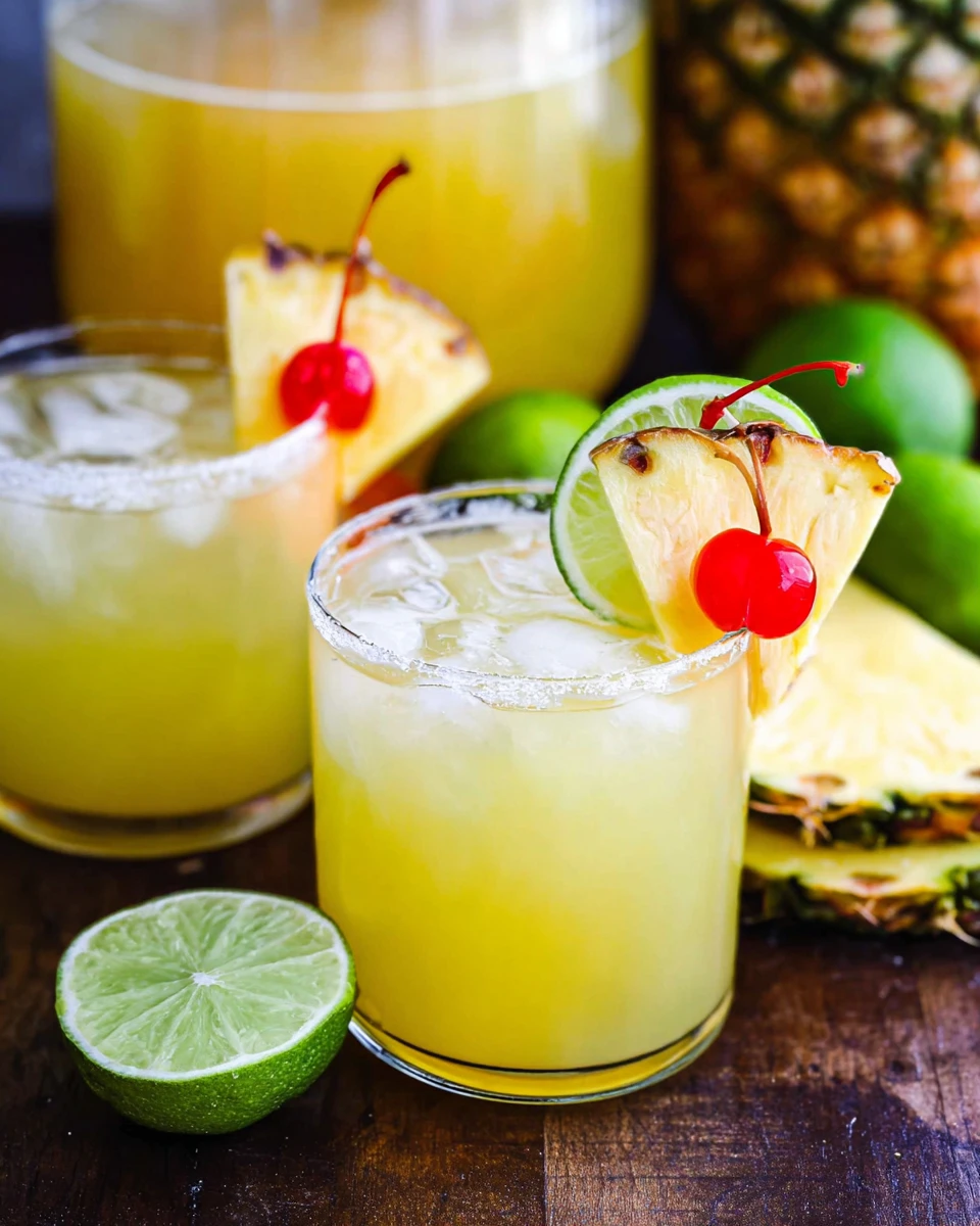 Pineapple Margaritas 7 Pineapple Margaritas