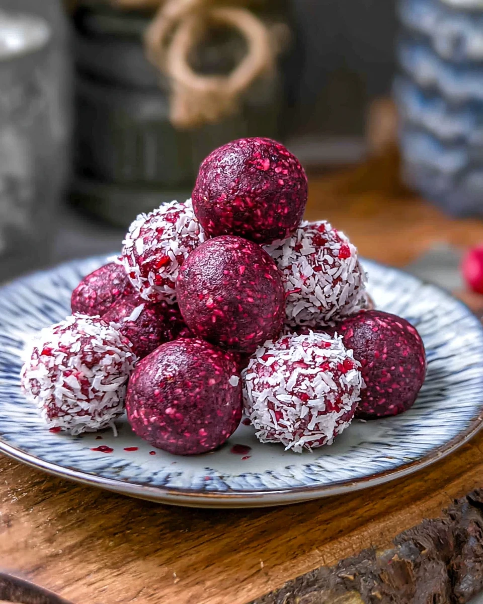 Raspberry Bliss Balls 5 Raspberry Bliss Balls
