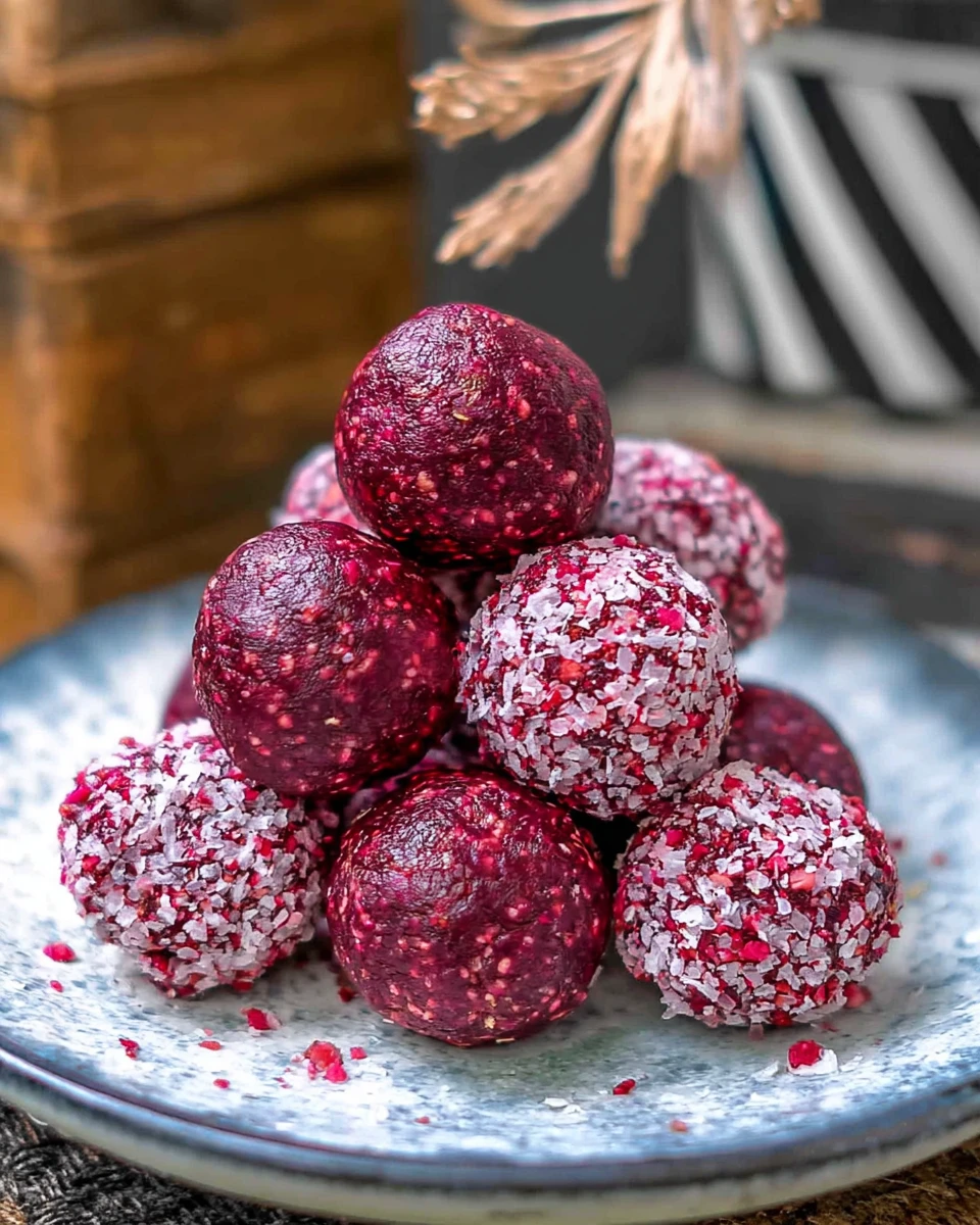 Home 18 Raspberry Bliss Balls 0 2026 01 03