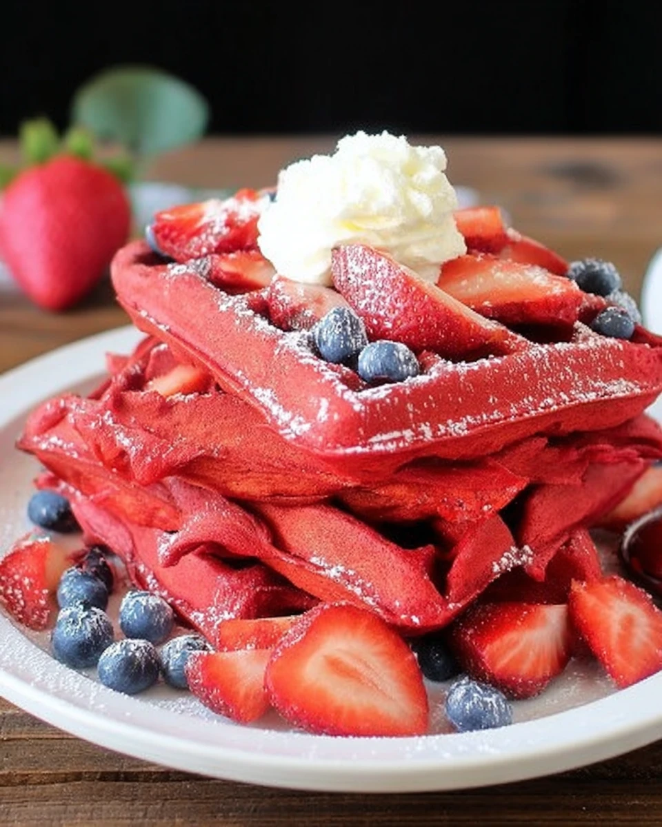 Red Velvet Waffles