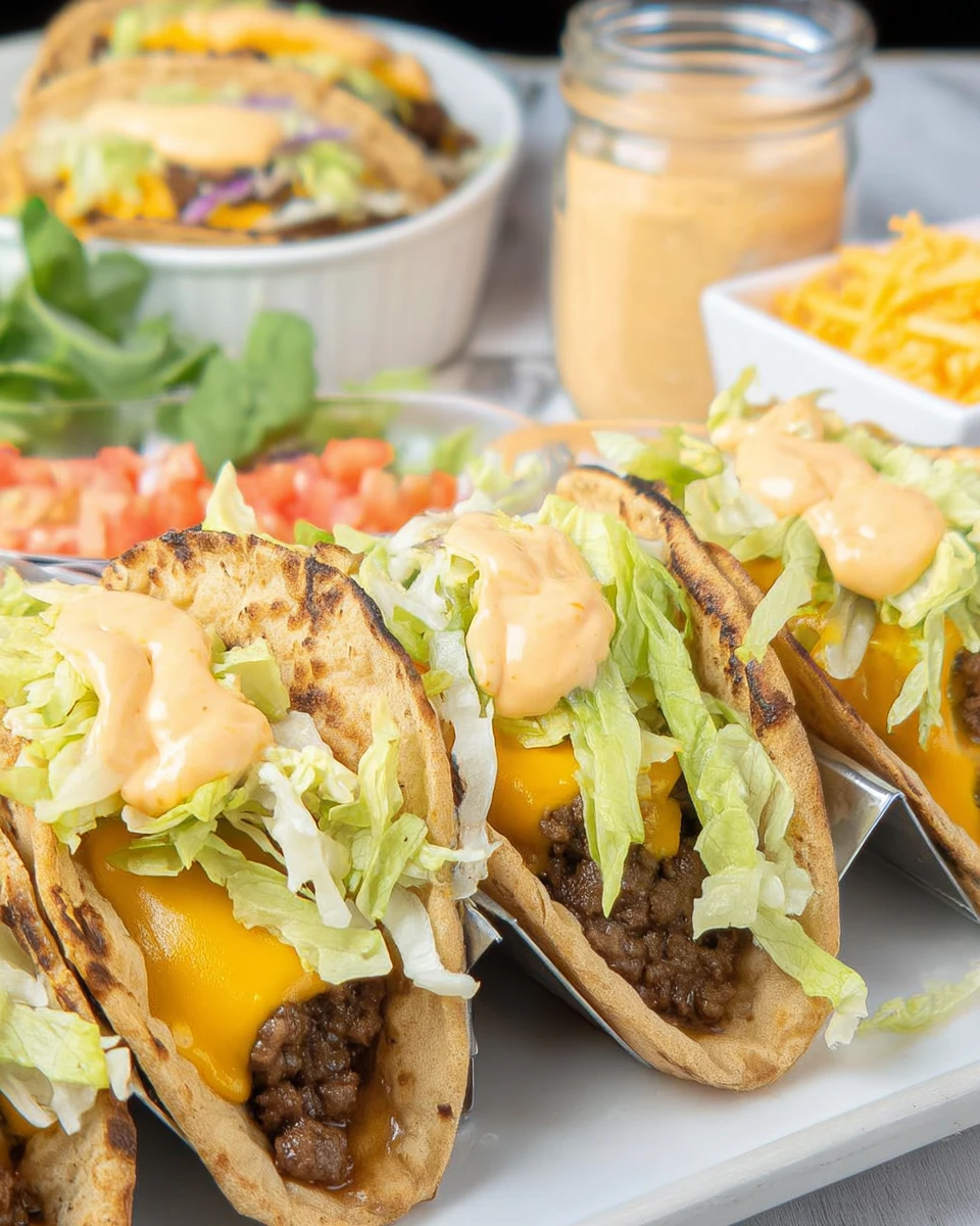 Smash Burger Tacos