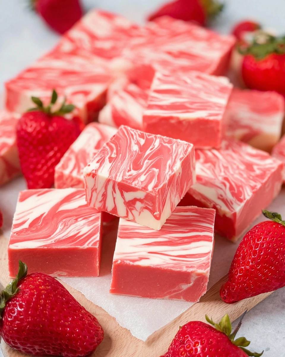 Strawberry Fudge 6 Strawberry Fudge