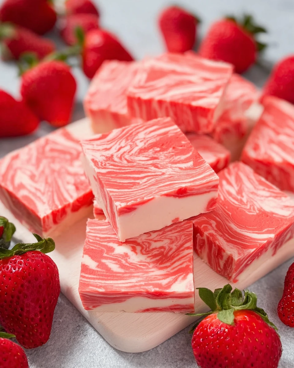 Strawberry Fudge 7 Strawberry Fudge