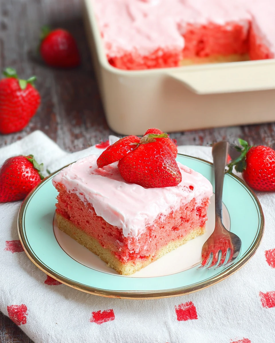 Strawberry Sheet Cake