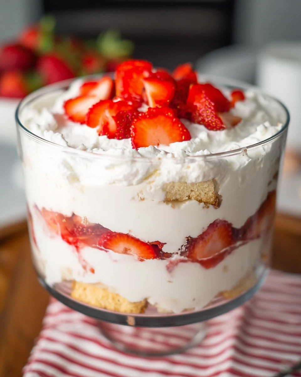 Strawberry Shortcake Trifle