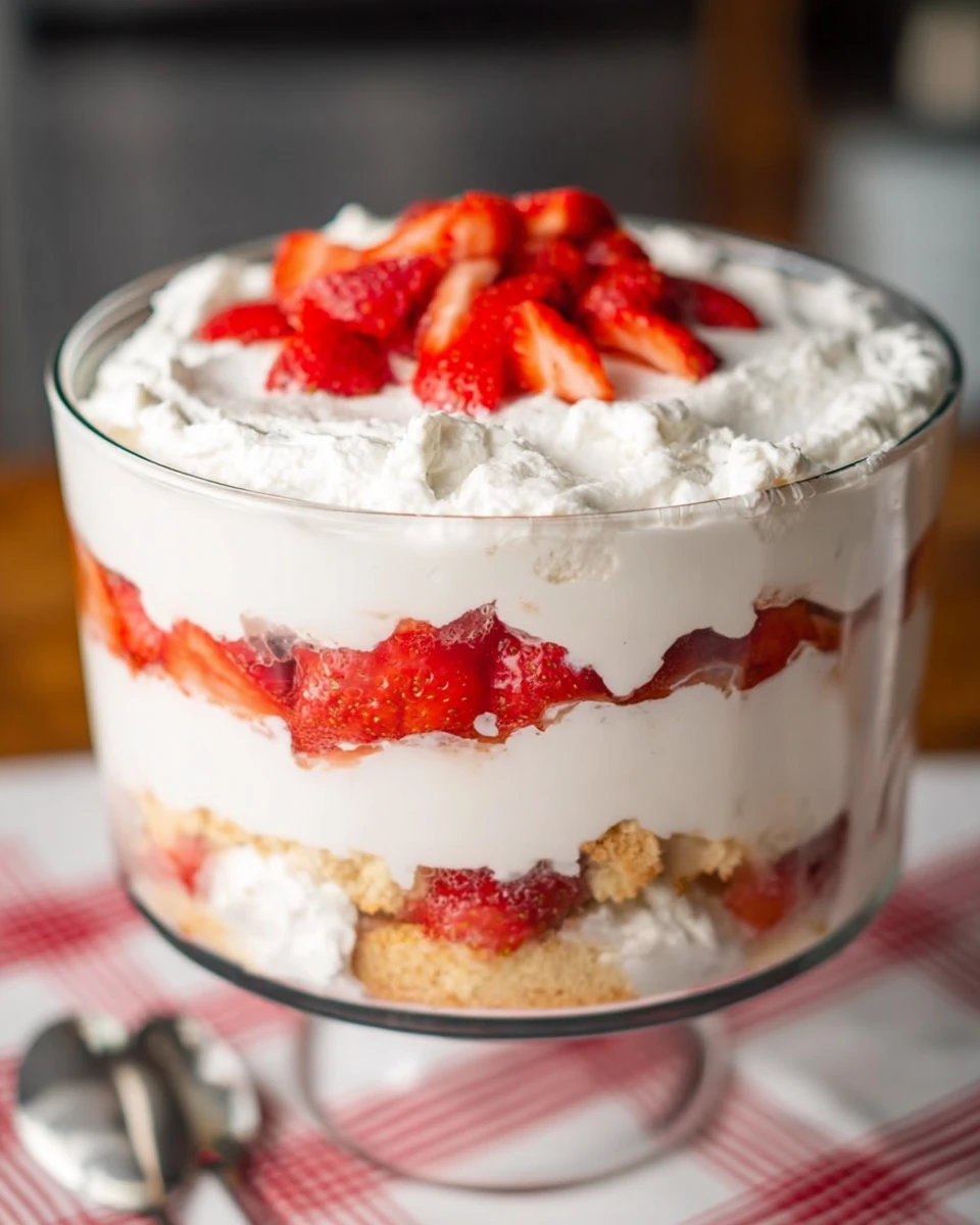 Strawberry Shortcake Trifle