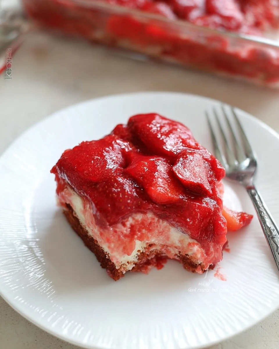 Strawberry Wet Cake