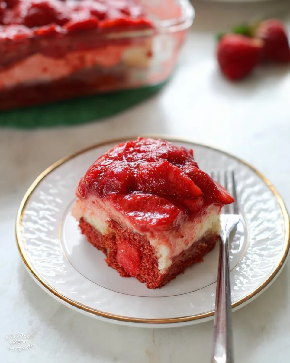 Strawberry Wet Cake