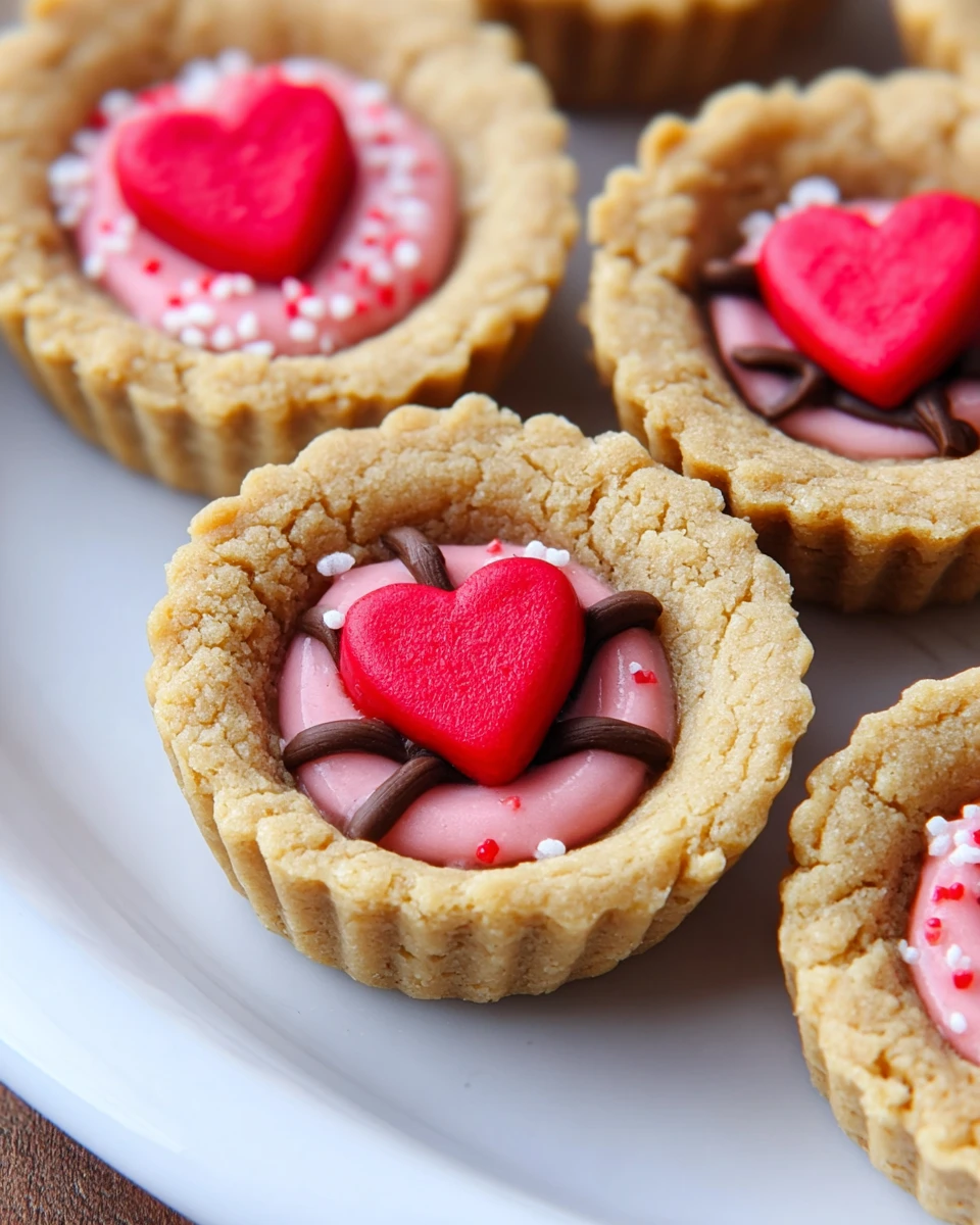 Valentine Peanut Butter Cookie Cups