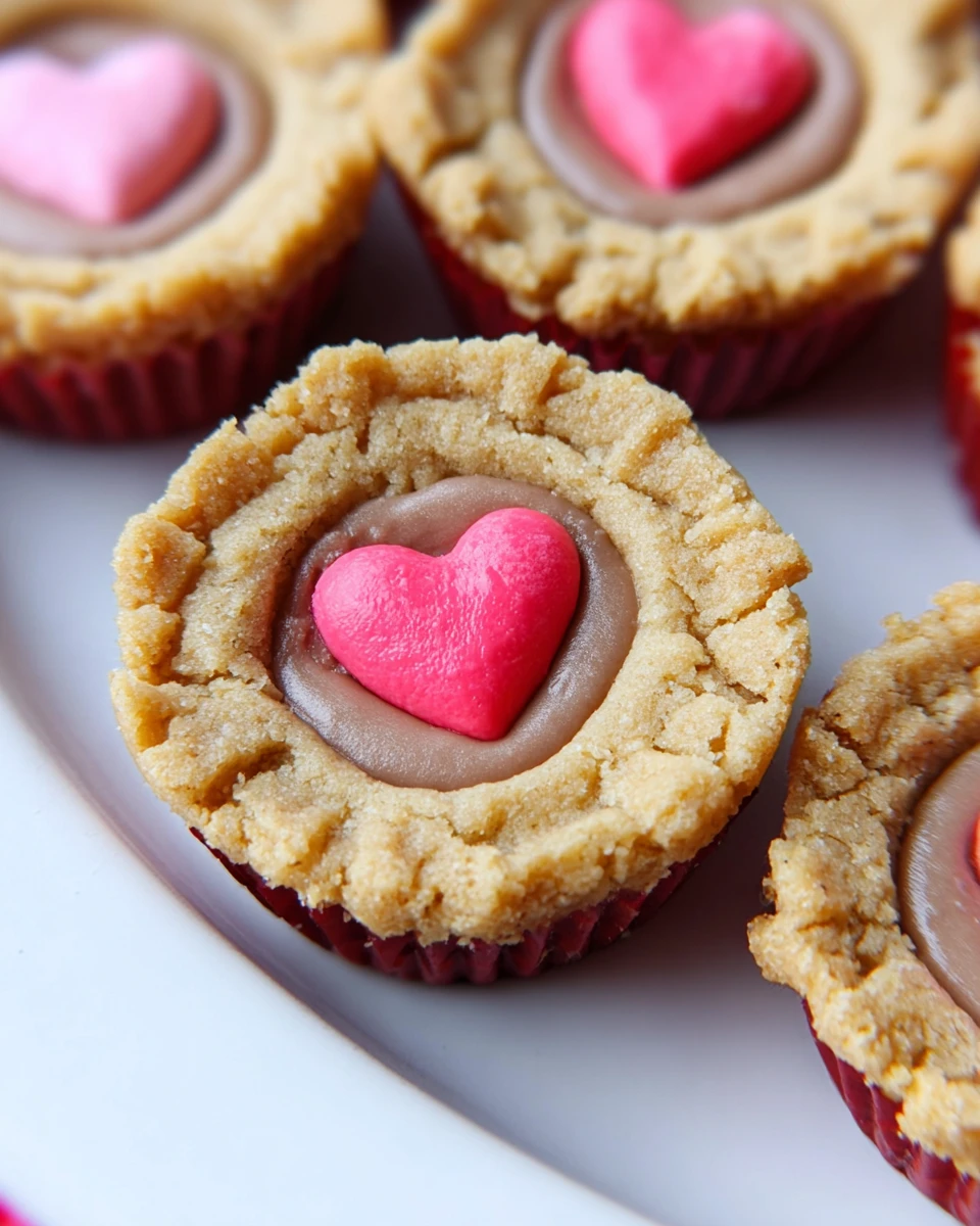 Valentine Peanut Butter Cookie Cups