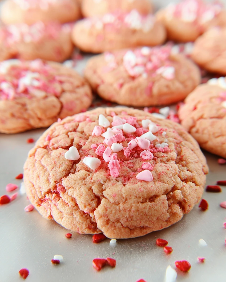 Valentine’s Day Cake Mix Cookies
