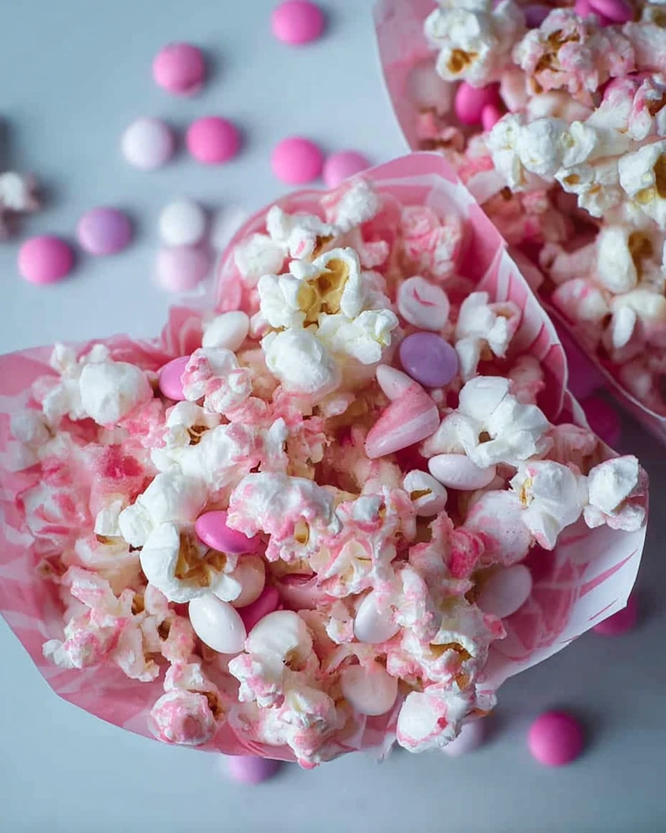 Valentine’s White Chocolate M &Amp; M Popcorn