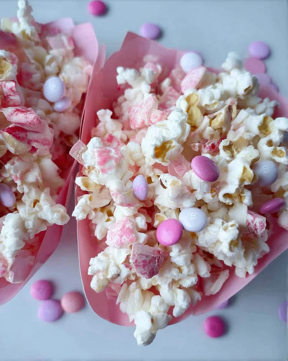 Valentine’s White Chocolate M &Amp; M Popcorn