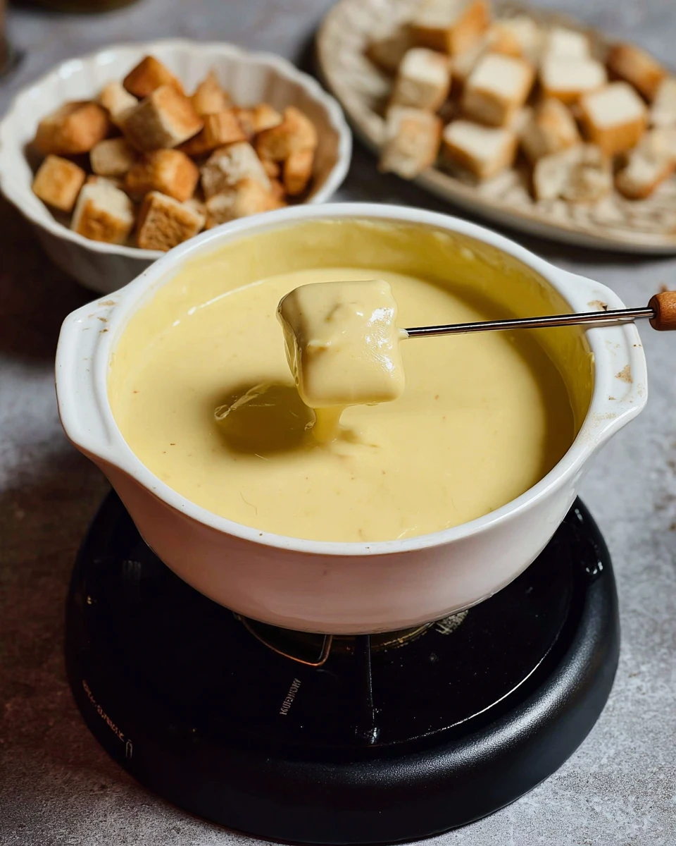 Vegan Cheese Fondue
