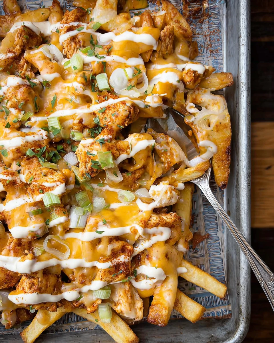 Cajun Chicken Loaded Fries