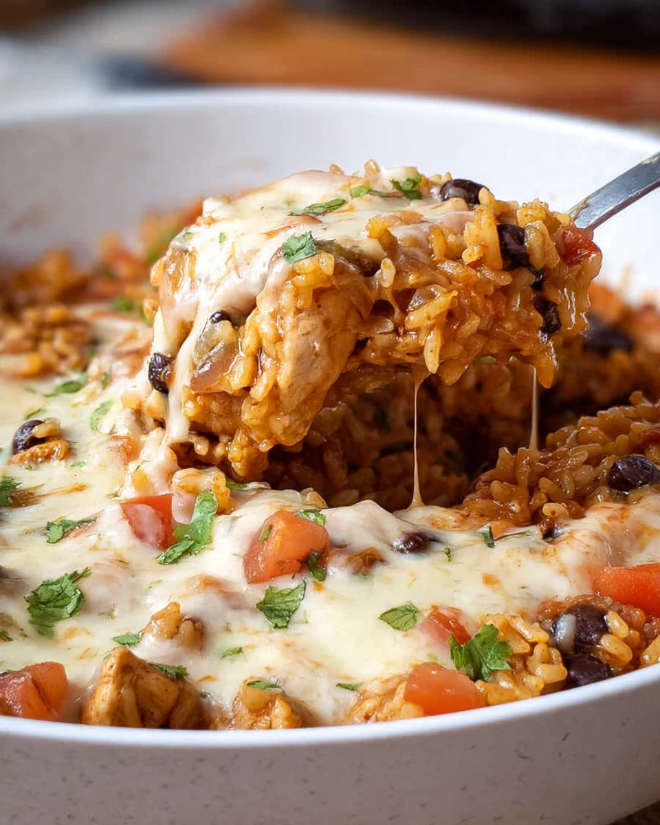 Cheesy Chicken Taco Rice