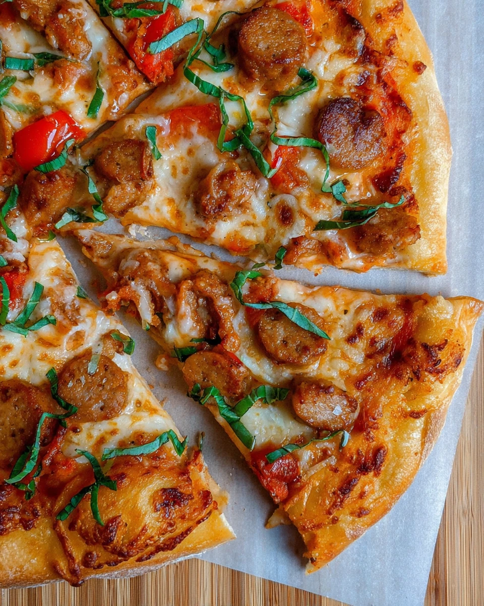 Chicken Sausage Pizza