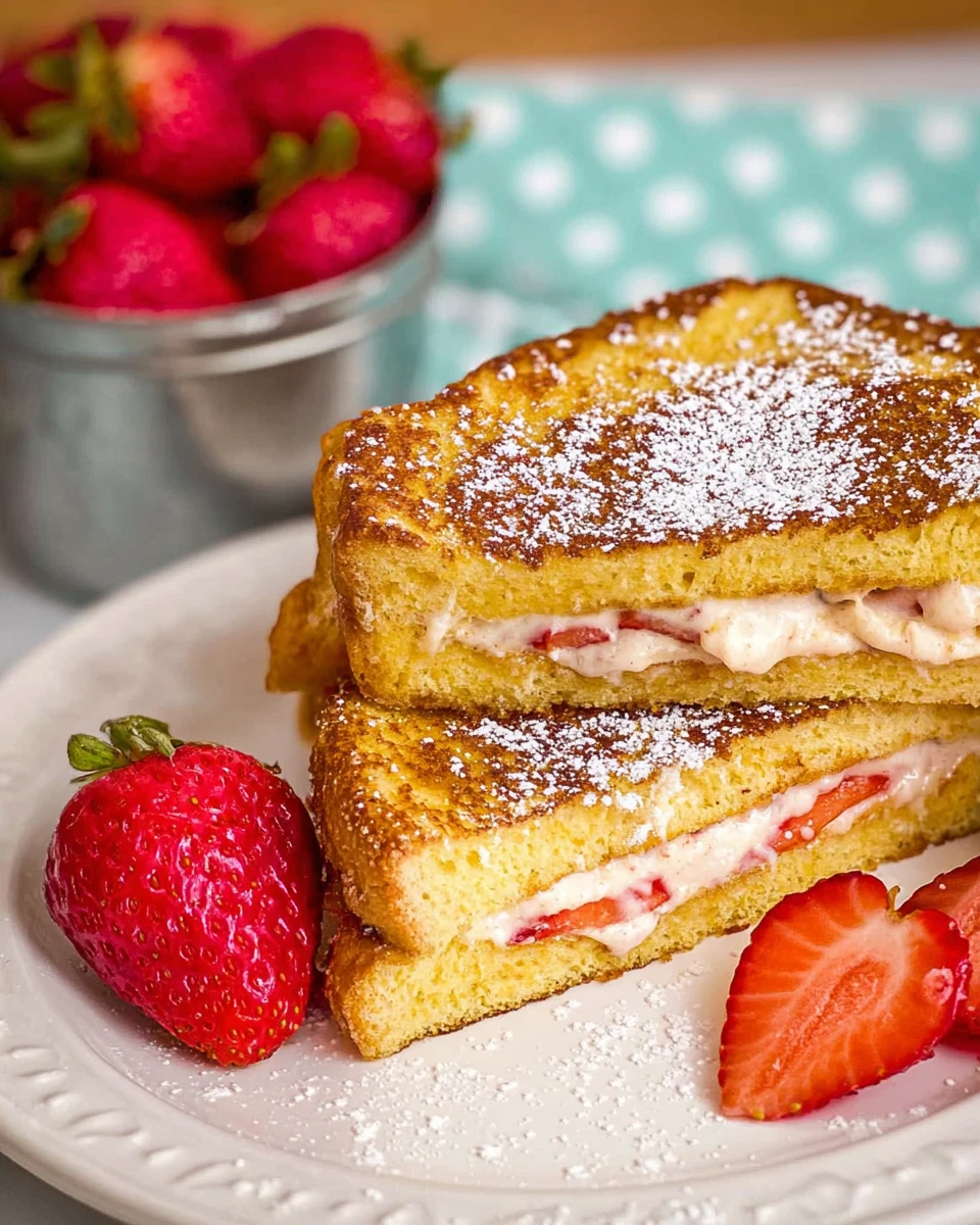 Cream Cheese Stuffed French Toast