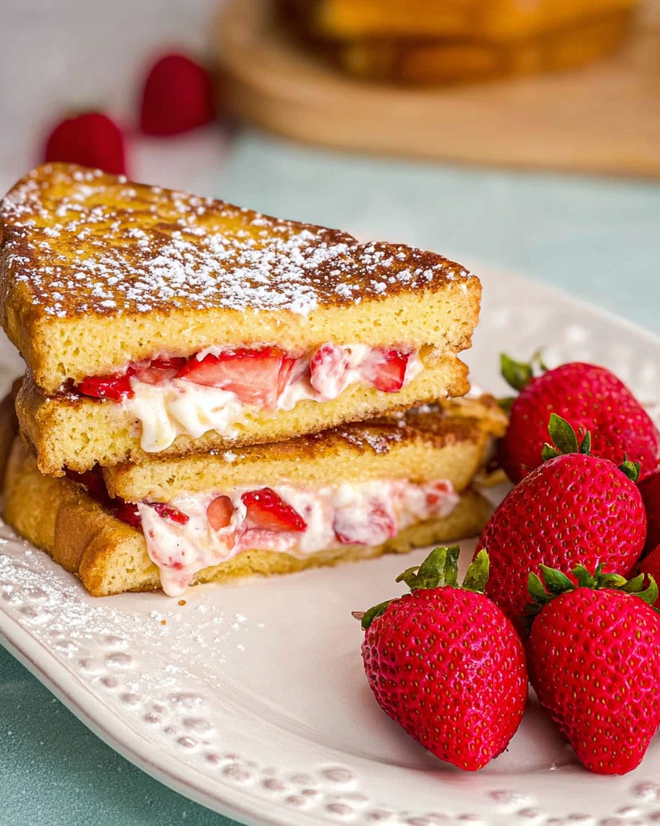 Cream Cheese Stuffed French Toast