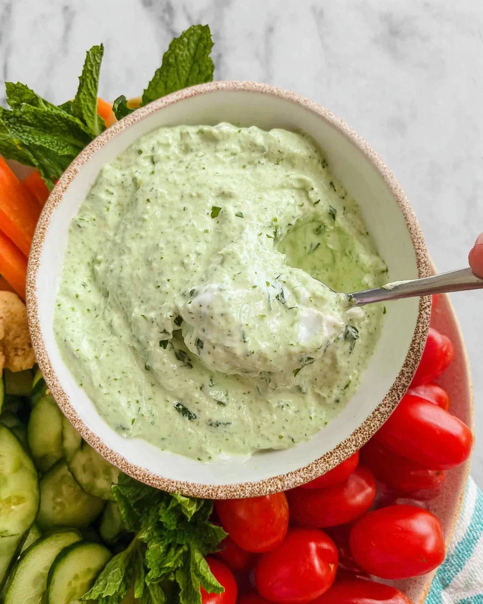 Green Goddess Cottage Cheese Dip