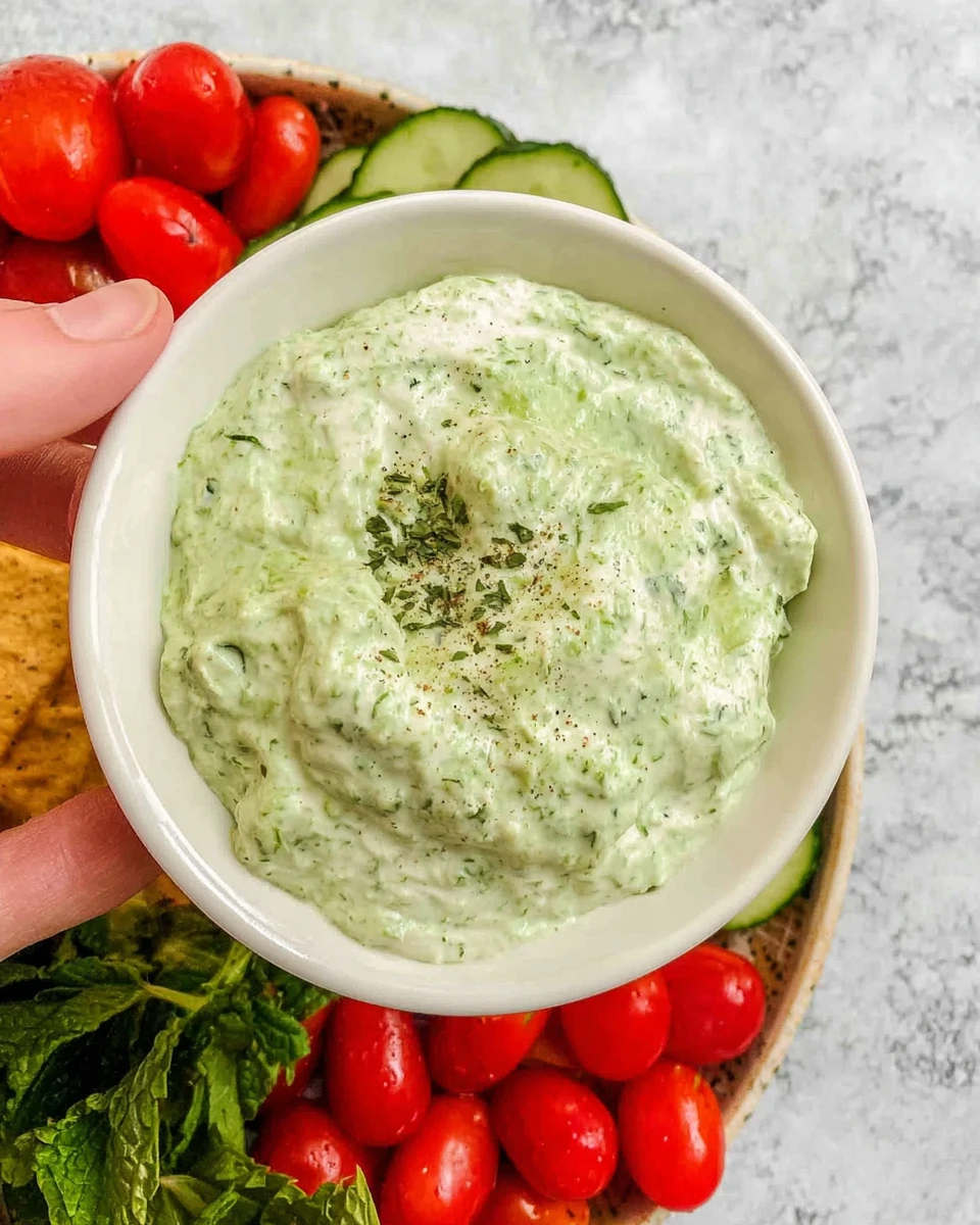 Green Goddess Cottage Cheese Dip