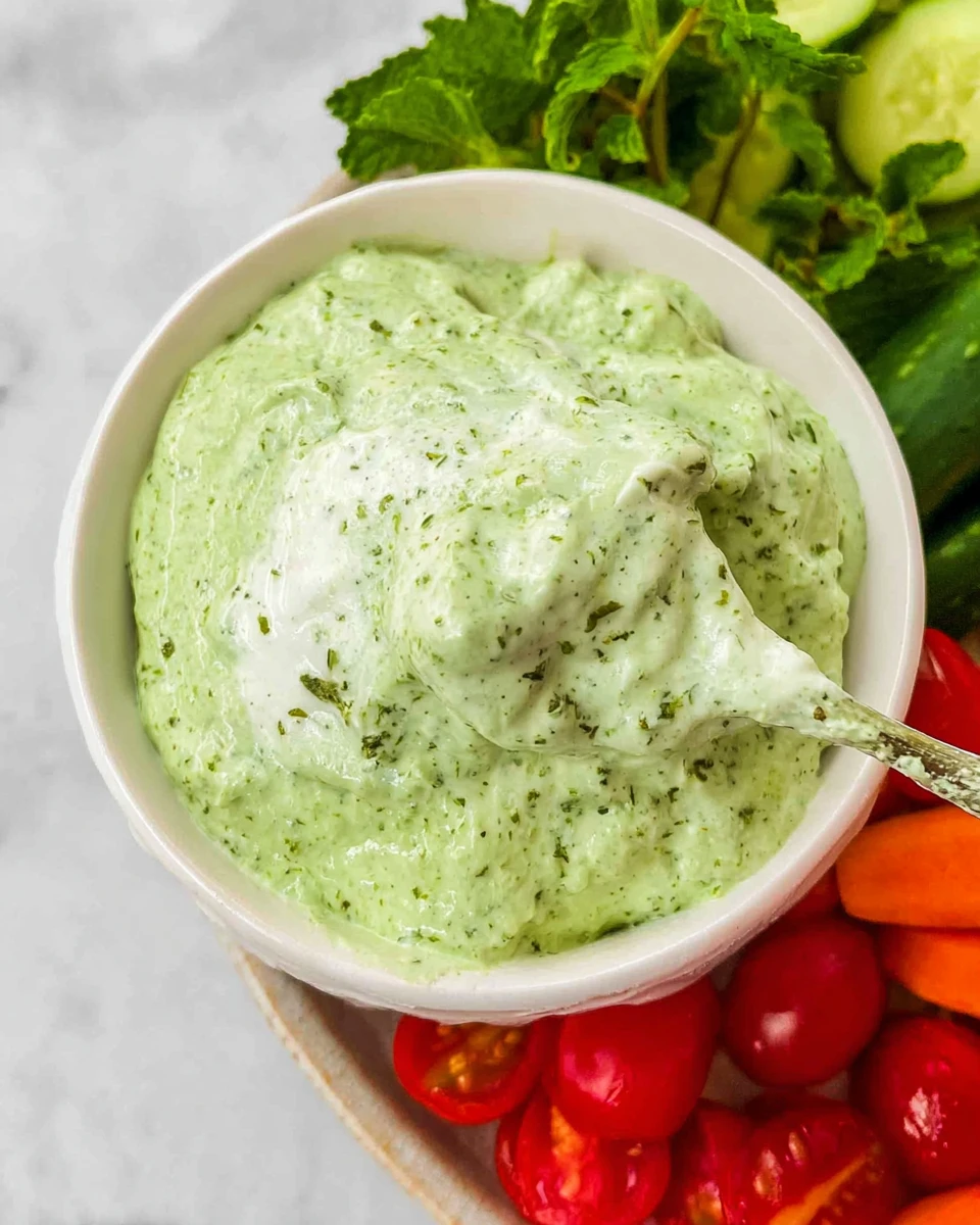 Green Goddess Cottage Cheese Dip