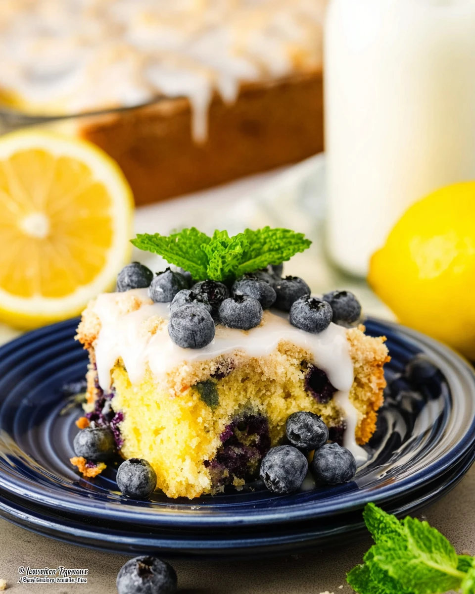Lemon Blueberry Coffee Cake