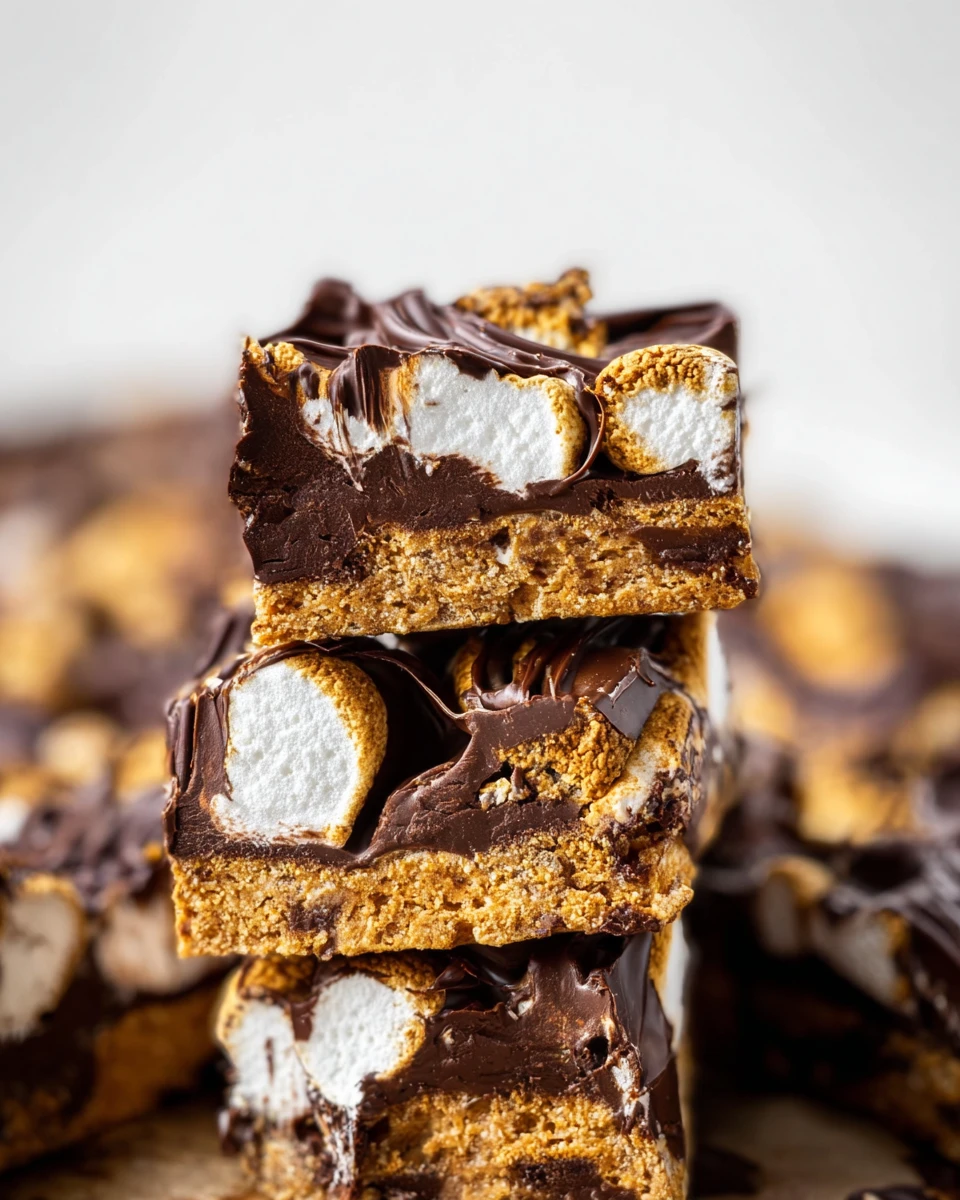 No Bake S’mores Bars 6 No Bake S’mores Bars