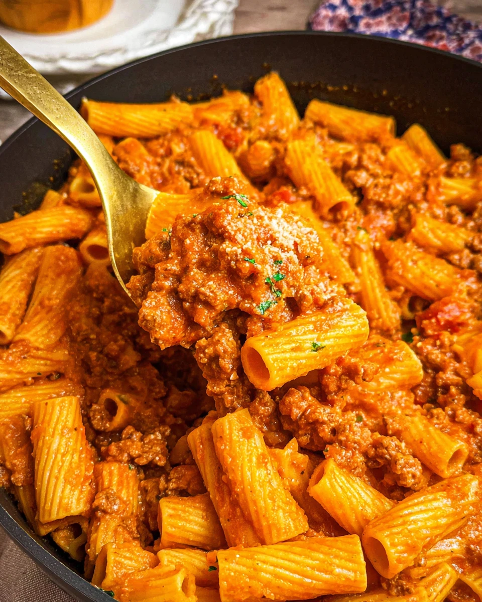 Rigatoni Bolognese