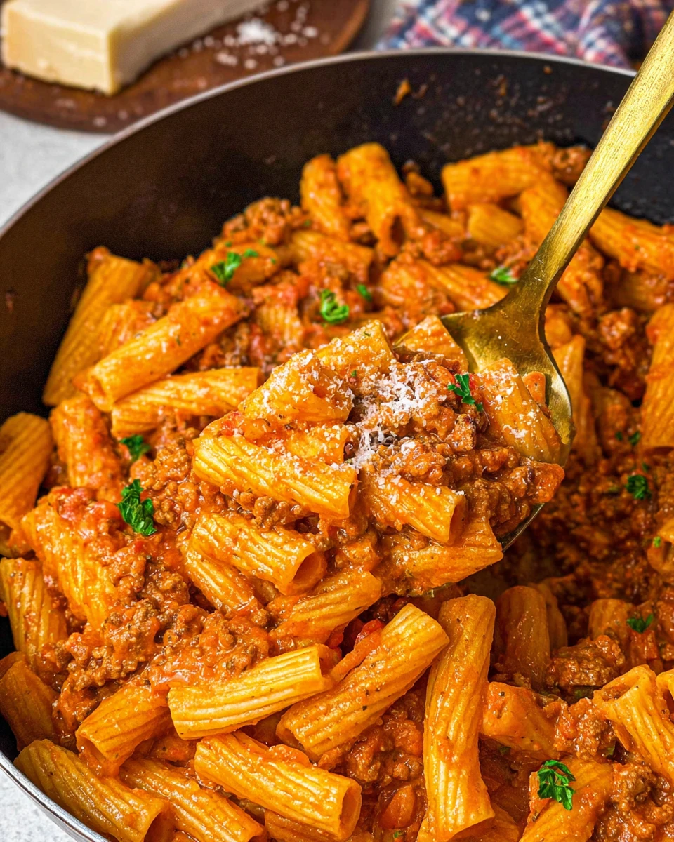 Rigatoni Bolognese
