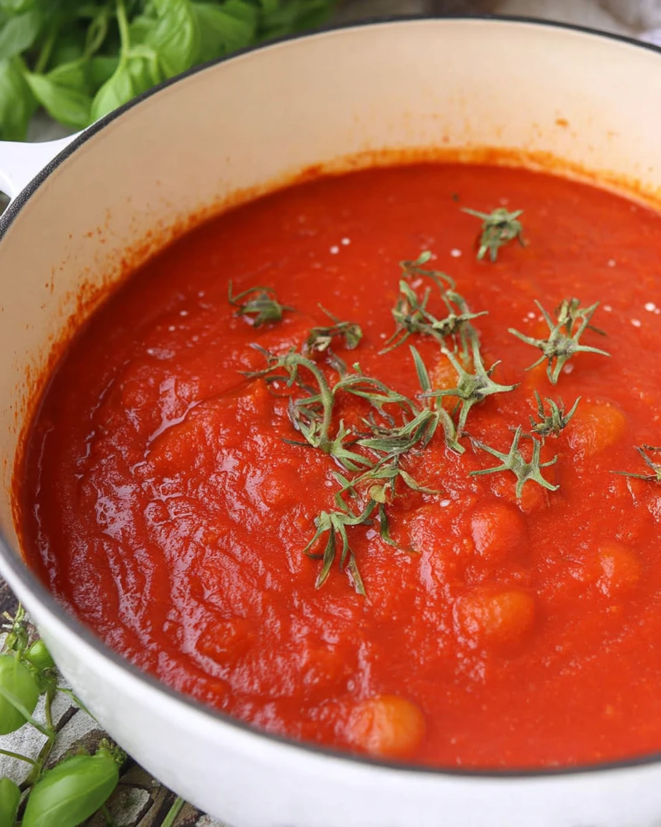 Roasted Marinara Sauce With Fresh Tomatoes
