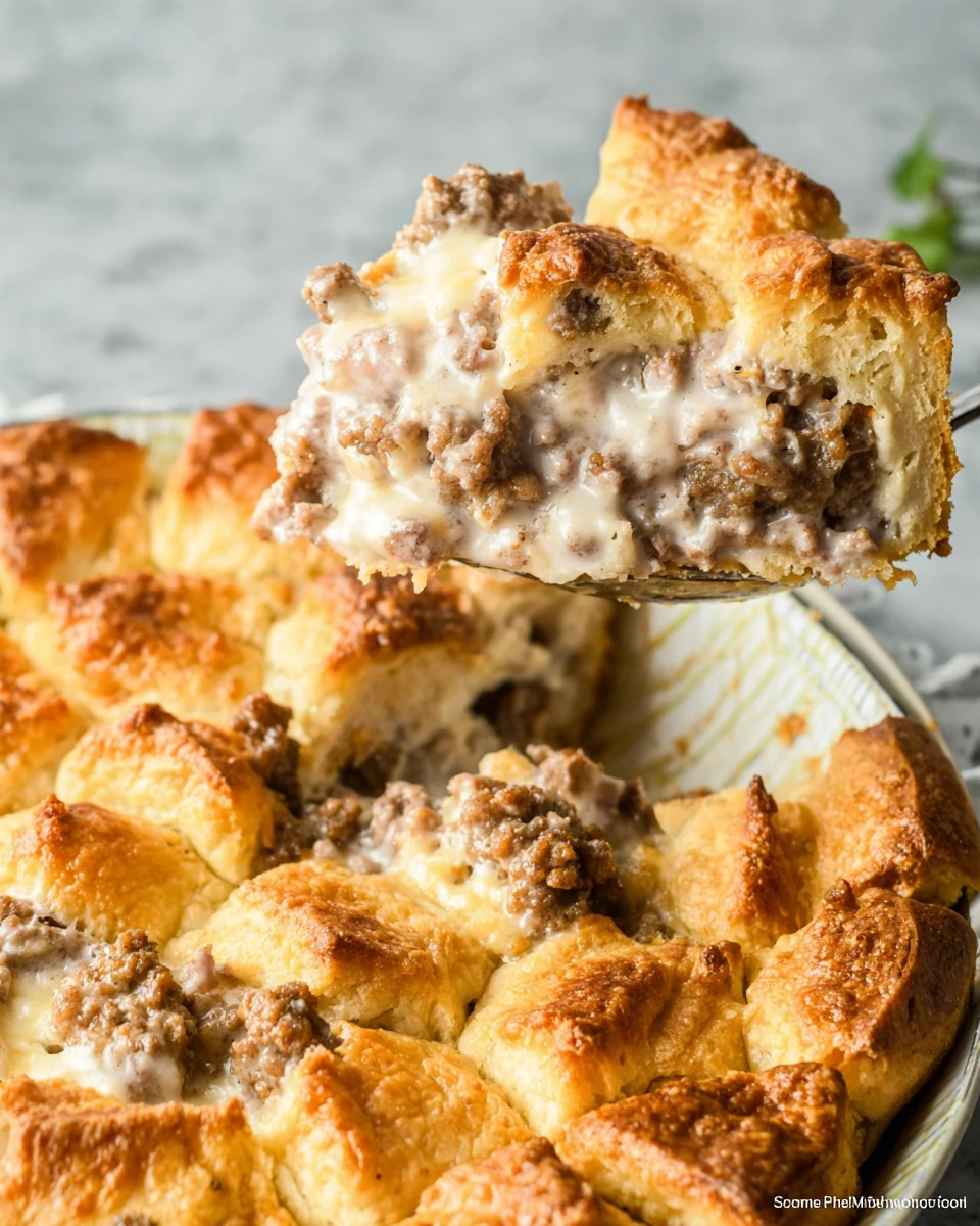 Sausage Gravy And Biscuit Pie 5 Sausage Gravy And Biscuit Pie