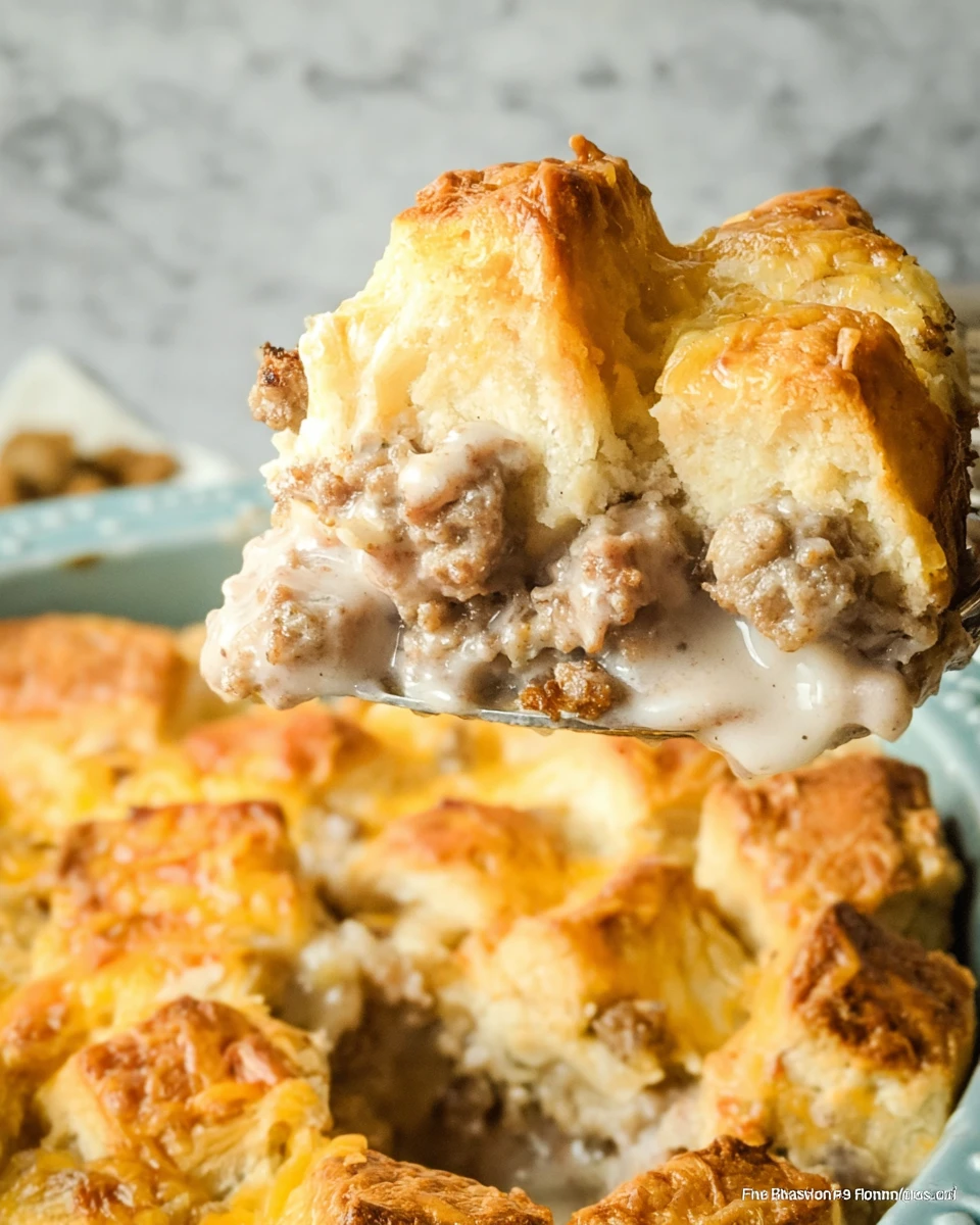 Sausage Gravy And Biscuit Pie 6 Sausage Gravy And Biscuit Pie