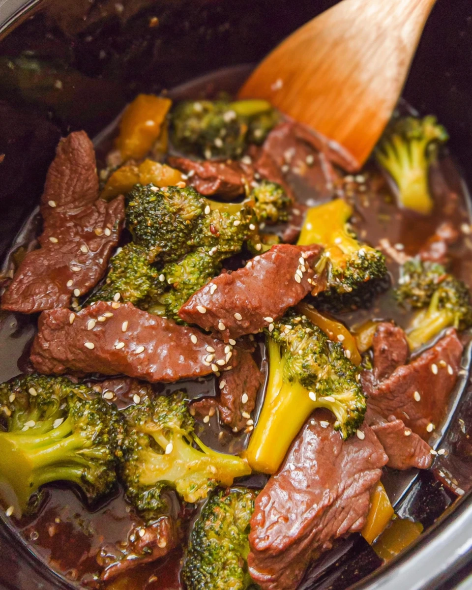 Slow Cooker Beef And Broccoli